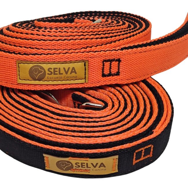 correa para perros de nylon selva